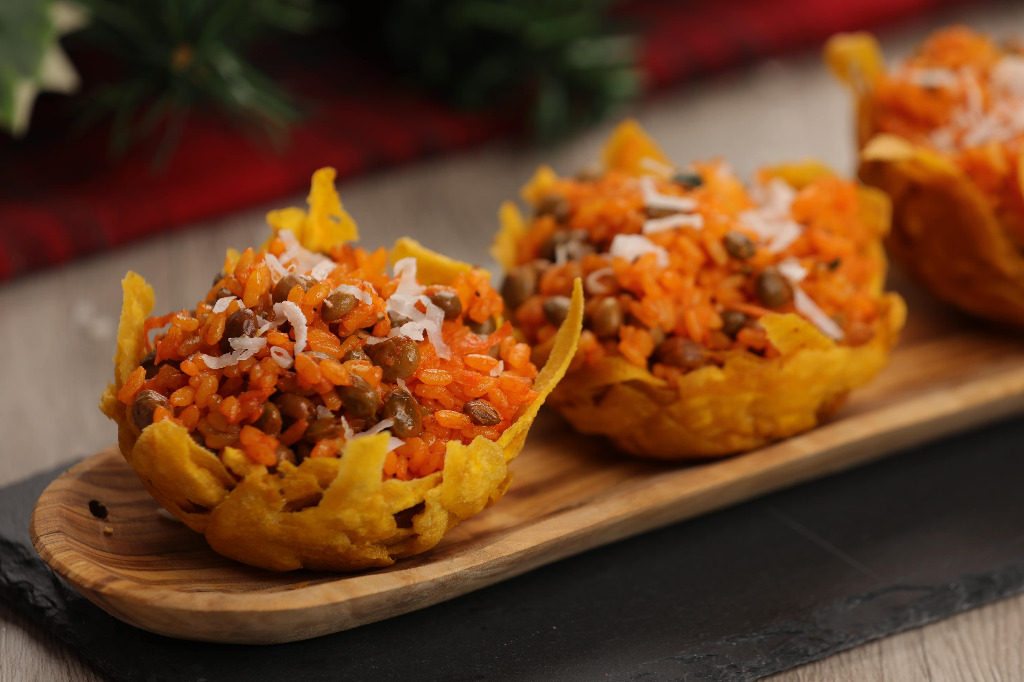 Nido de Plátano Relleno